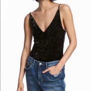 Black Velvet Bodysuit